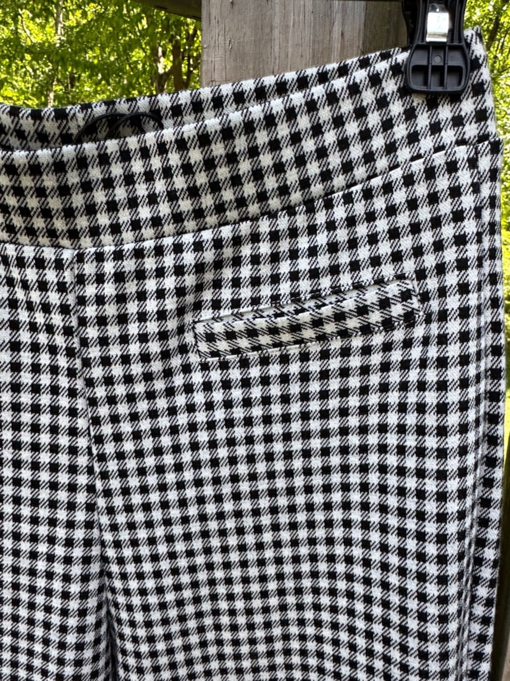 Sincerely Jules Black & White Gingham Pants - Picture 5 of 7